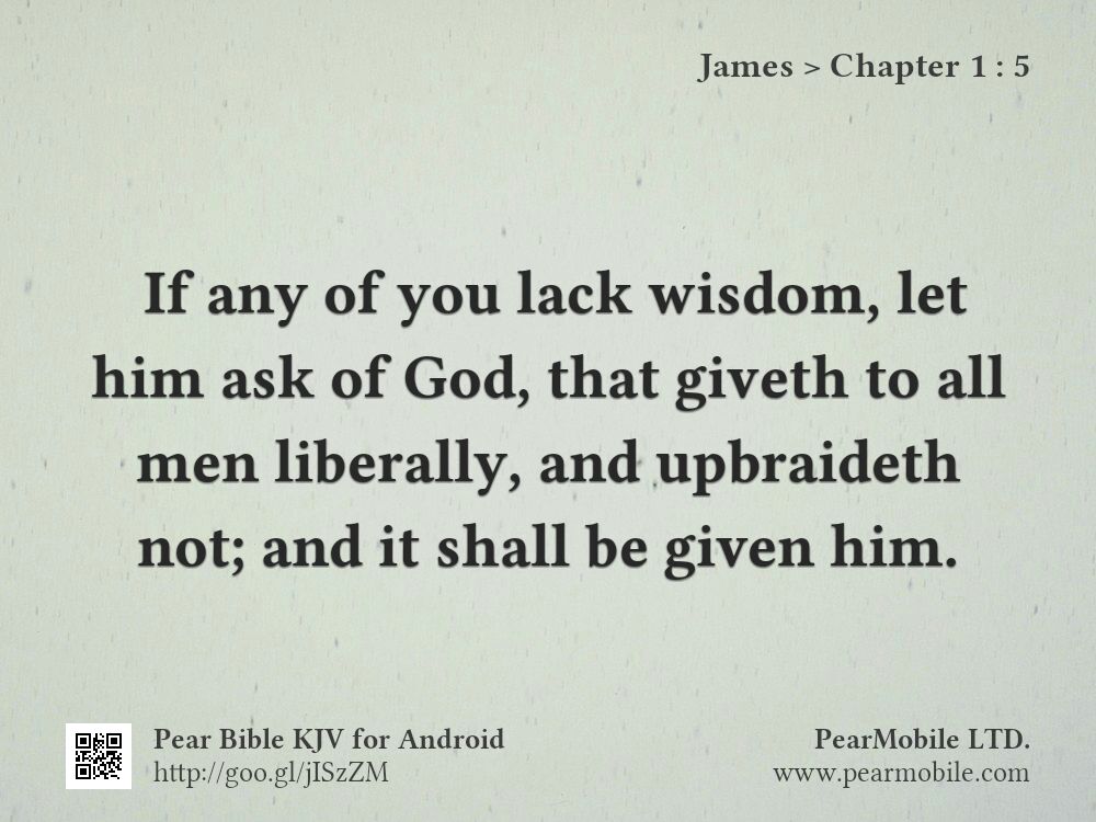 James, Chapter 1:5
